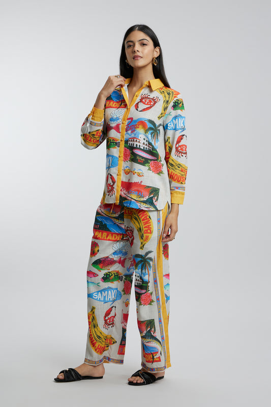 FUN LINEN CO-ORD SET