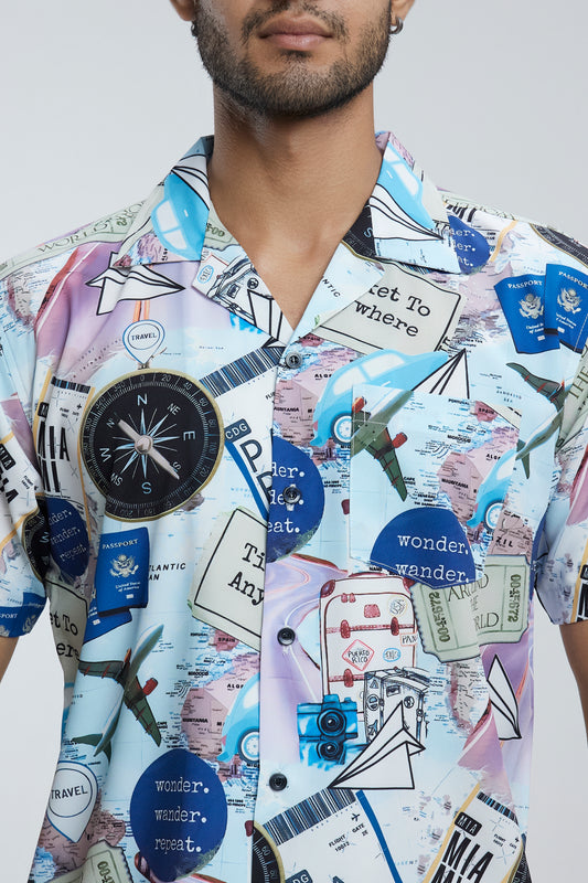 Fun men short sleeve shirt