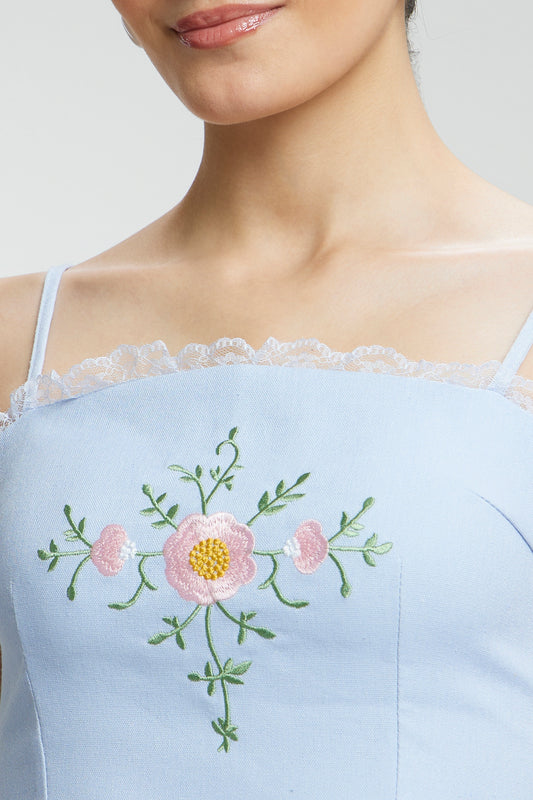 3 Piece Floral Linen Co-ord Set
