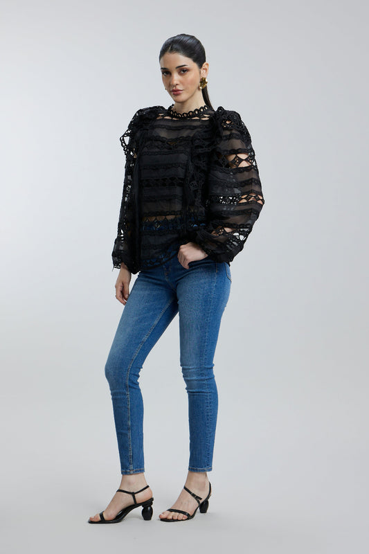 Ruffled top