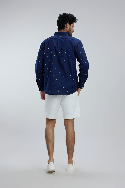 Fun Pattern Casual Shirt