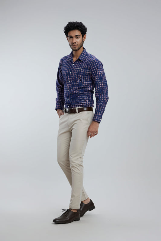 Regular fit checkered shirt