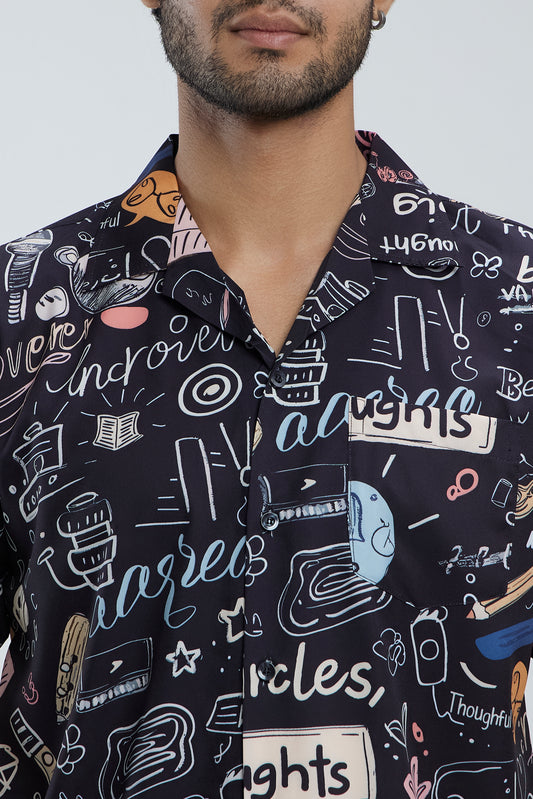 Fun men short sleeve shirt