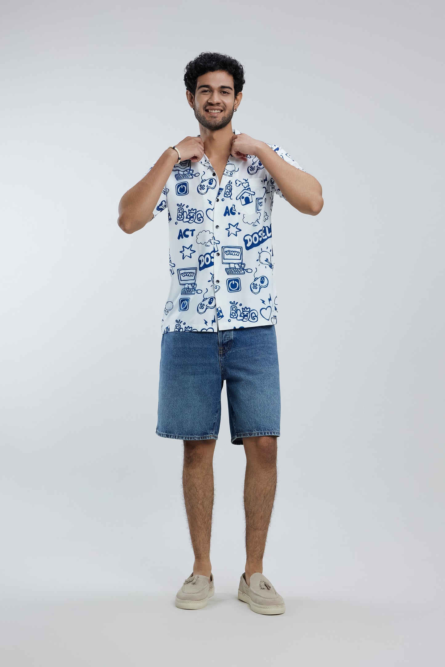 Fun men short sleeve shirt