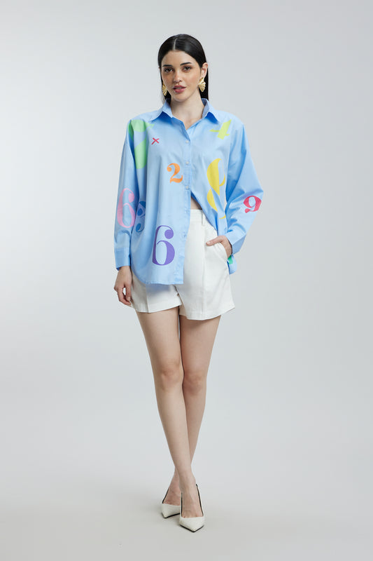 Oversized Numbers Shirt