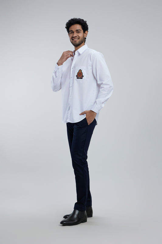 Regular Cotton Shirt with patch