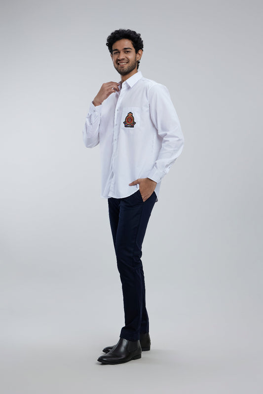 Regular Cotton Shirt with patch