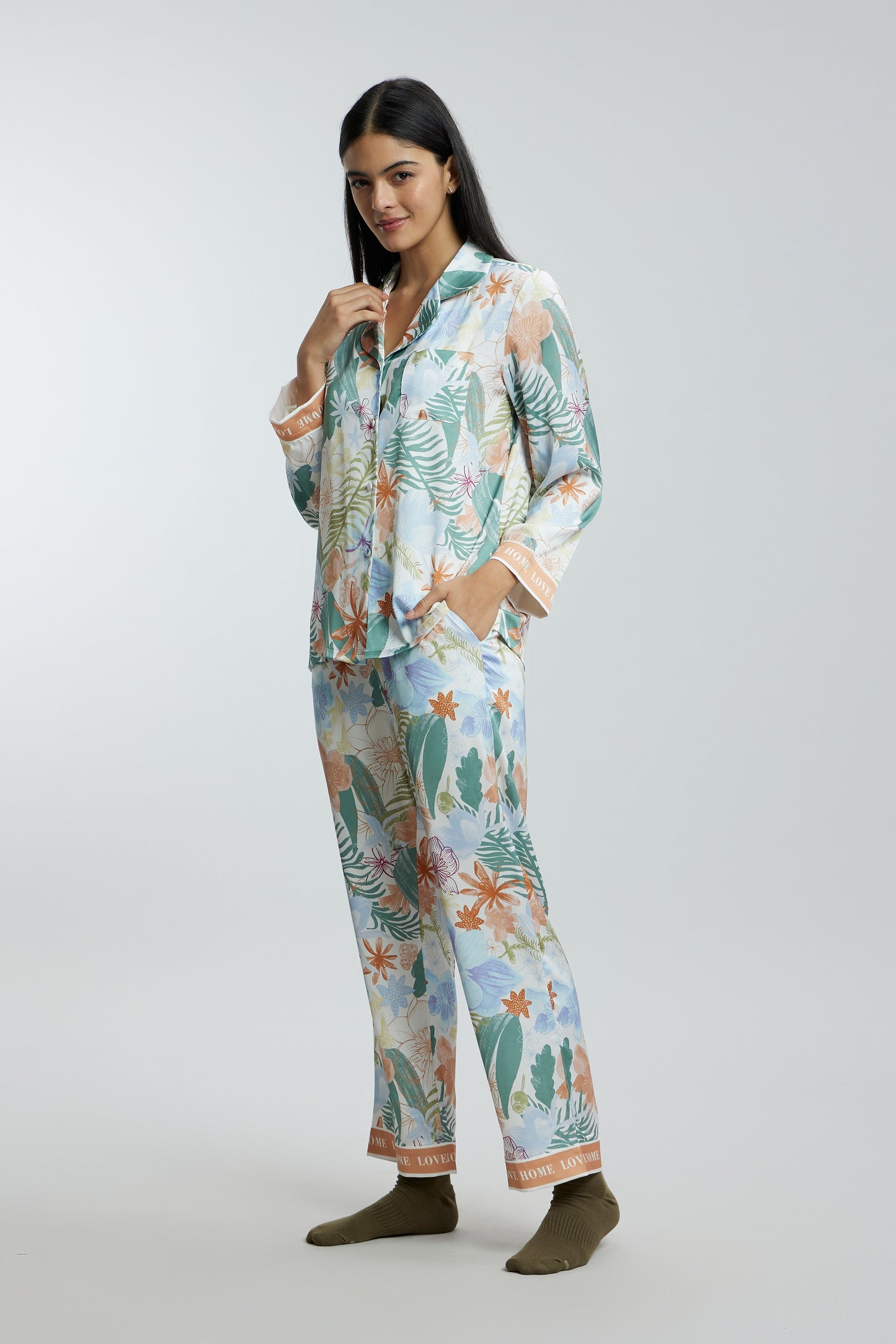 Fun Prints Satin Nightsuits