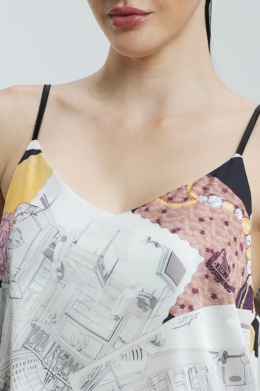 Fun Prints Satin Nightsuits