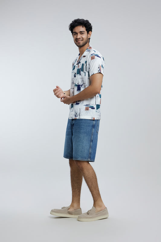 Fun men short sleeve shirt