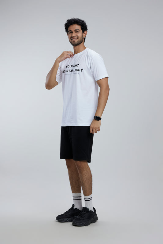 Cotton round neck T-shirt