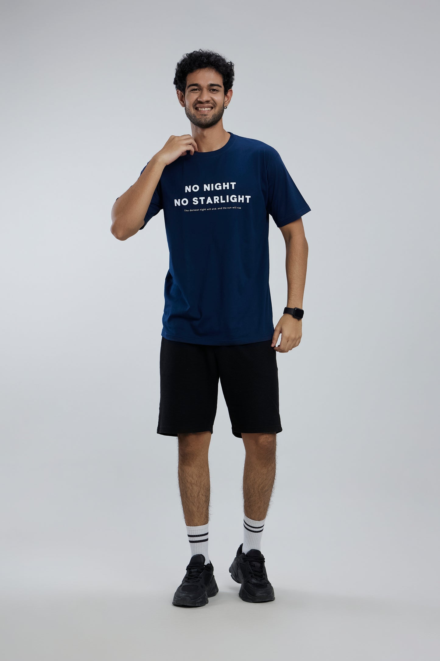 Cotton round neck T-shirt