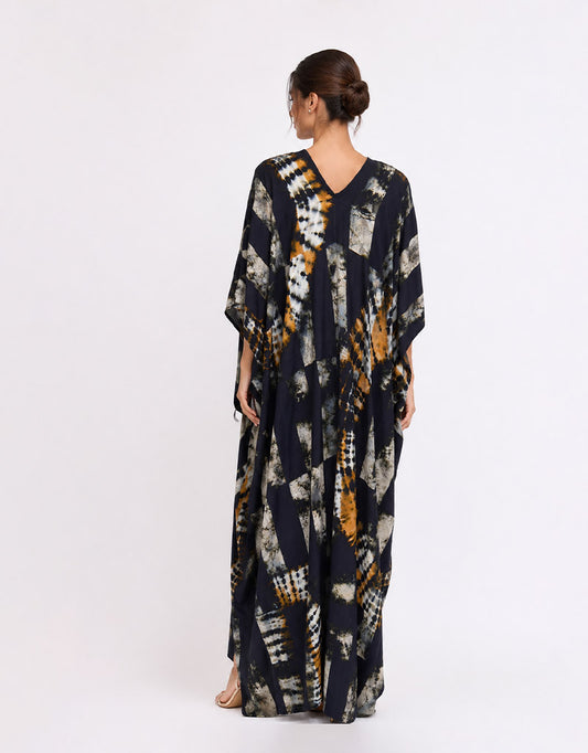 Sunset abstract kaftan