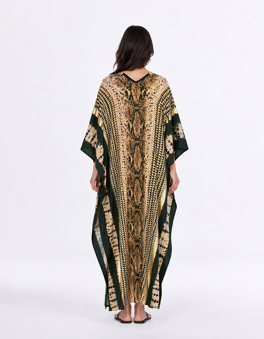 Golden Serpent Luxe Kaftan