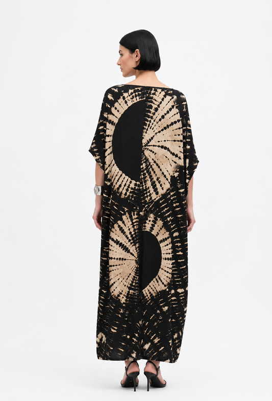Sunburst Noir Kaftan