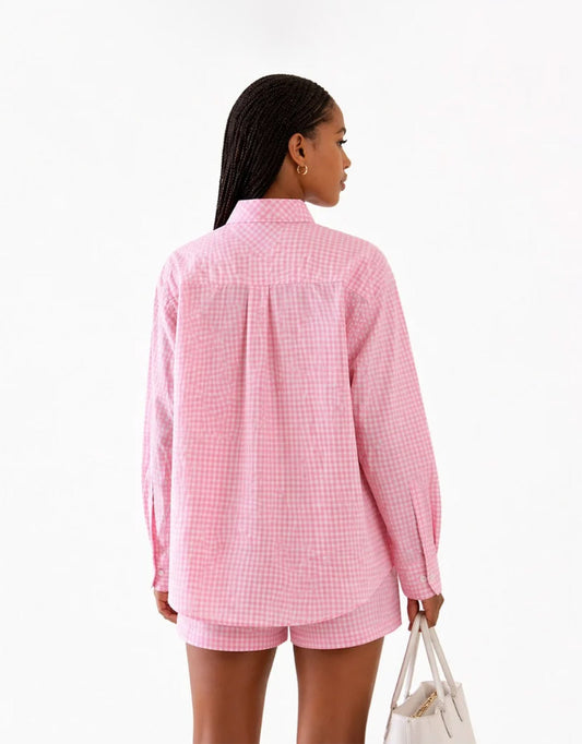 Pretty in pink shorts co-ord set
