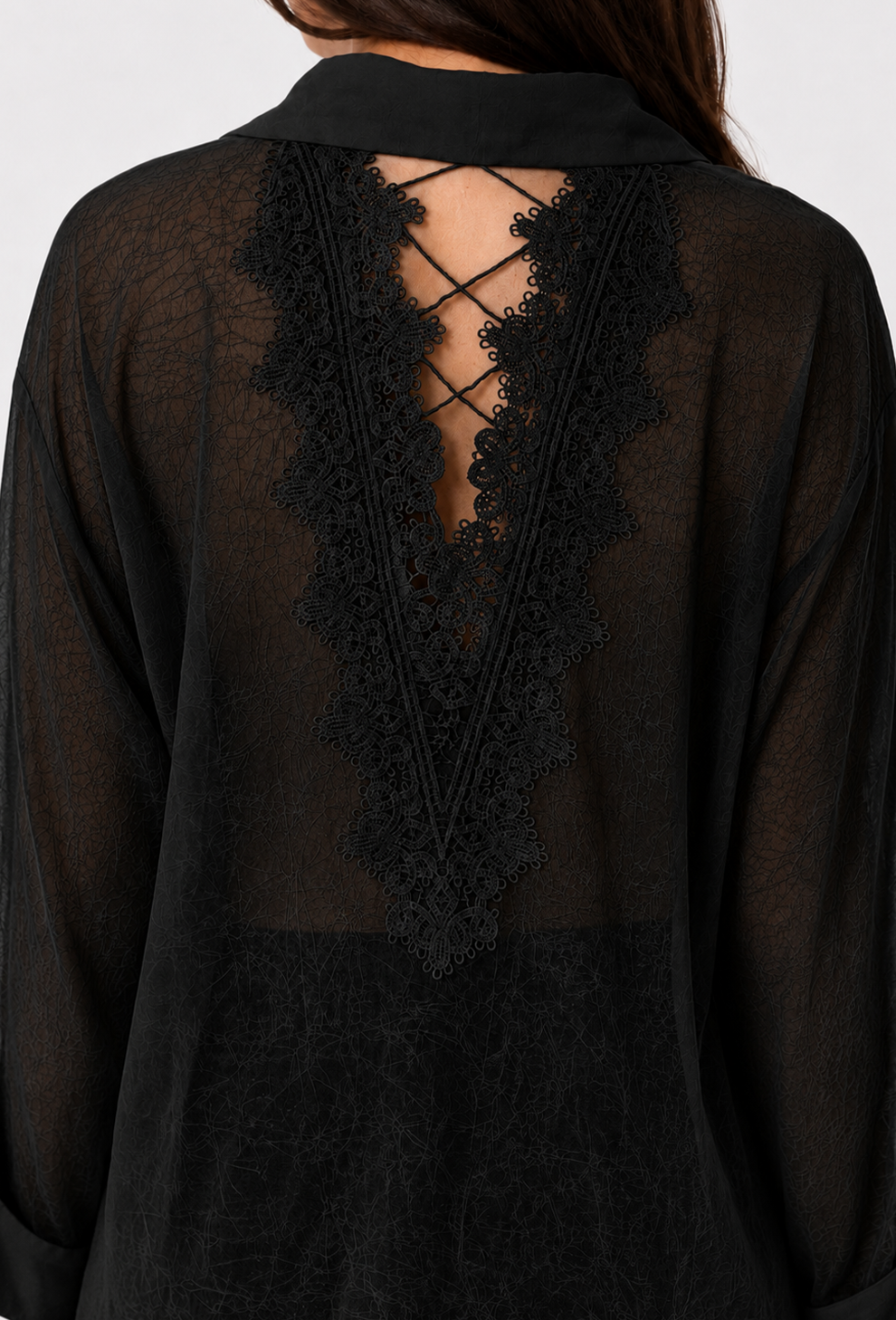 Lace Escape Sheer Shirt