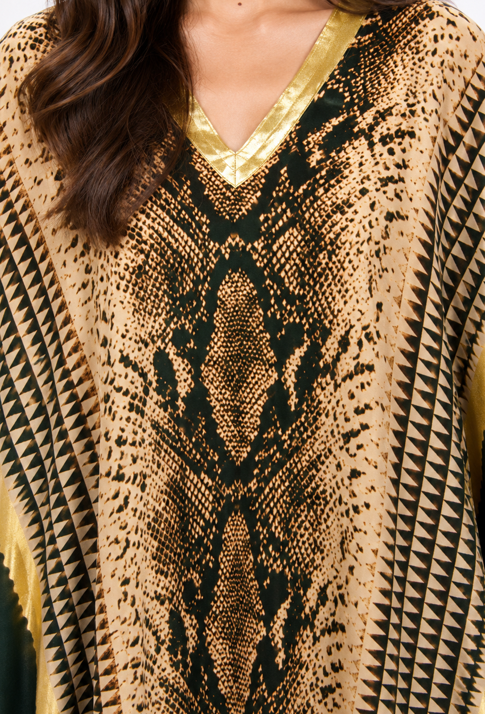 Golden Serpent Luxe Kaftan