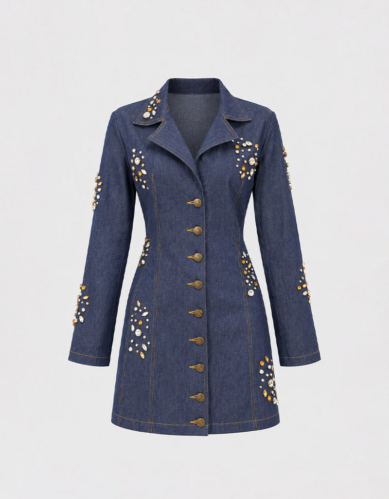 Bling Blazer Dress