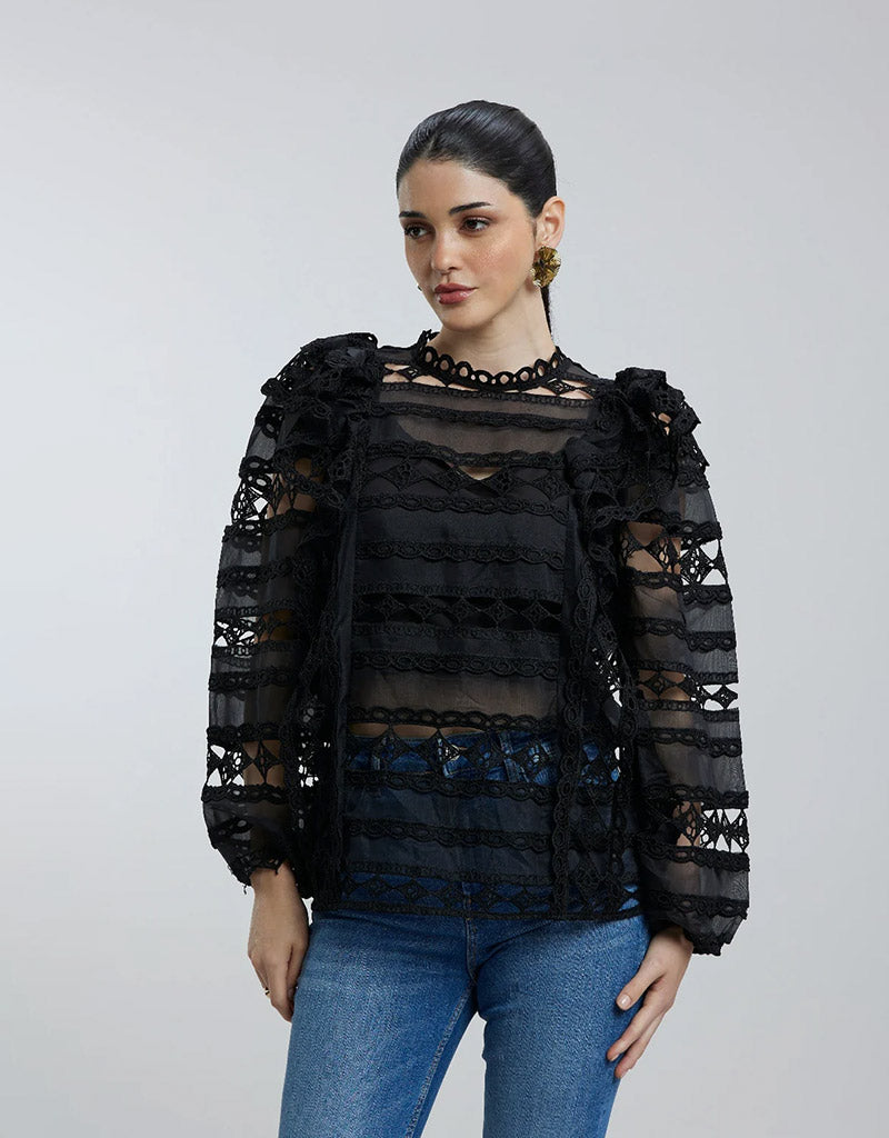 Ruffled top