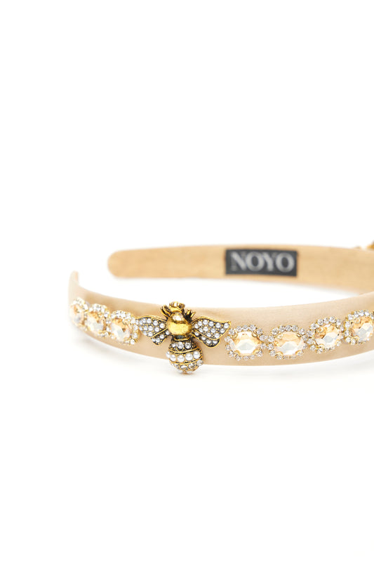 THIN HONEYBEE OVAL JEWELLED