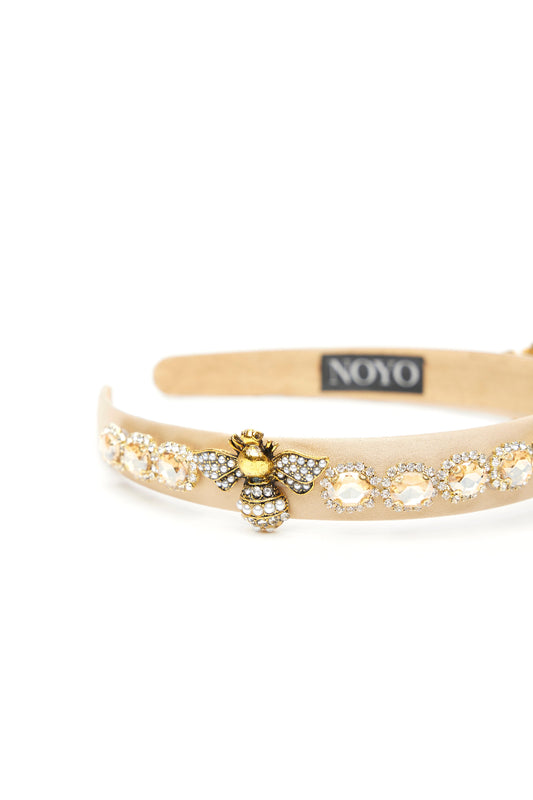 THIN HONEYBEE OVAL JEWELLED