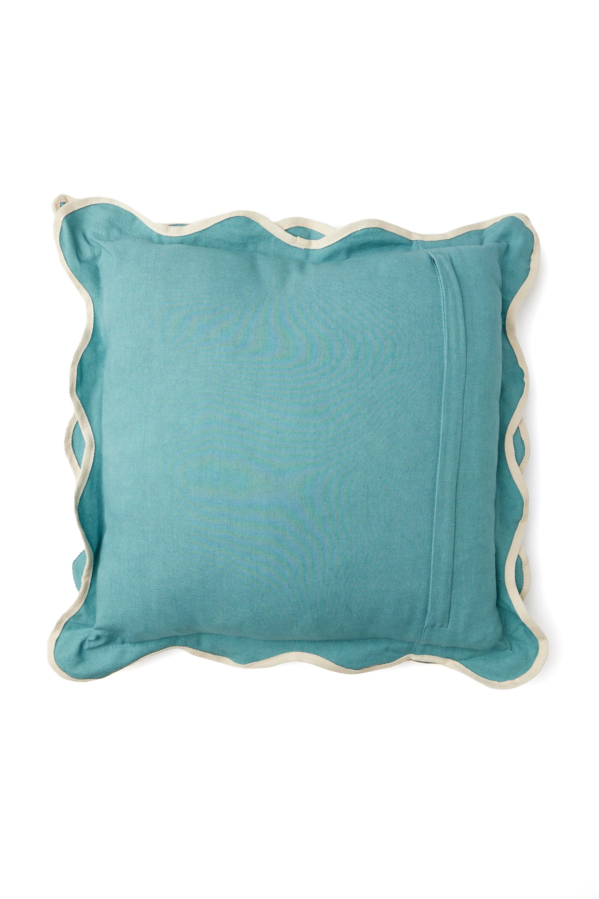 Cushion cover with arched flanges
