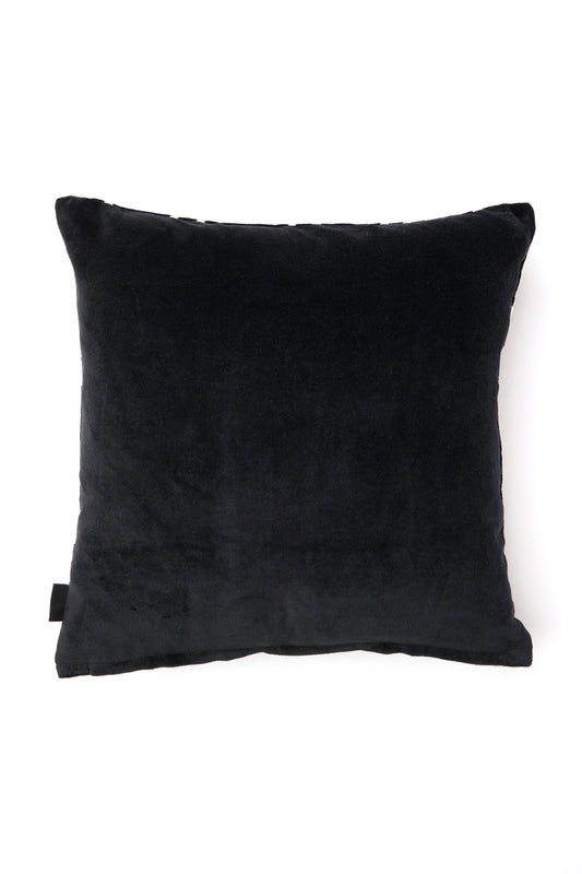 Velvet Cushion Cover with chenille waves