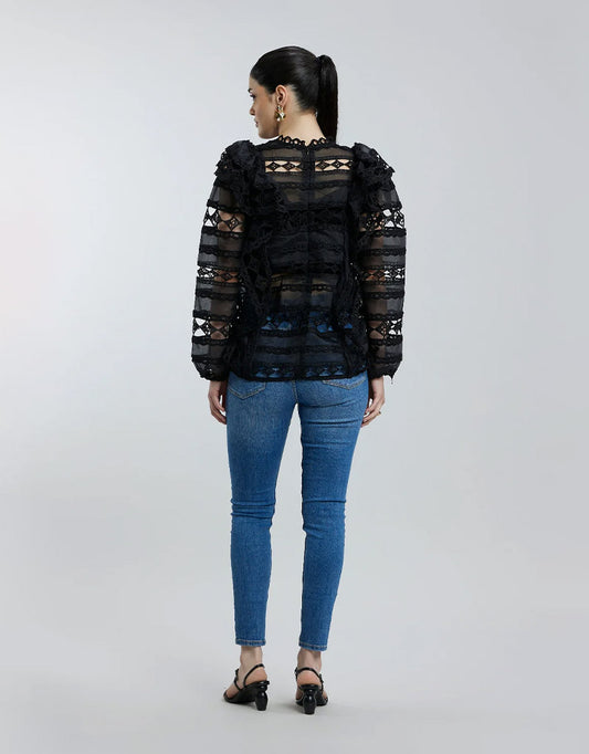 Ruffled top