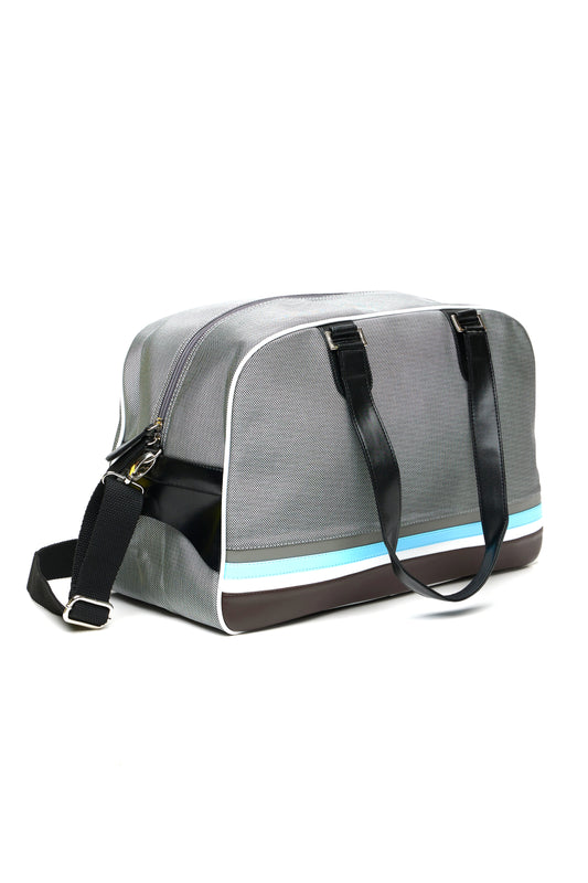 Linear motion duffle bag