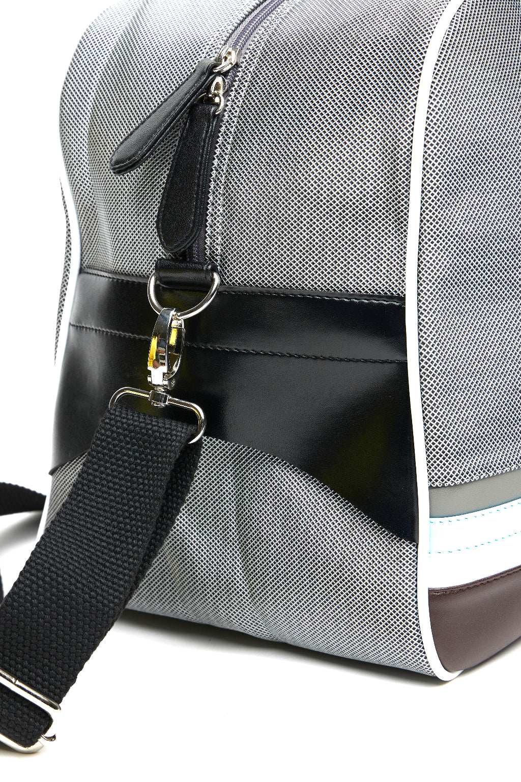 Linear motion duffle bag