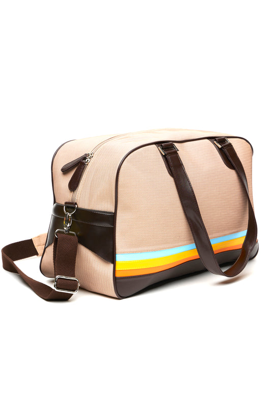 Linear motion duffle bag