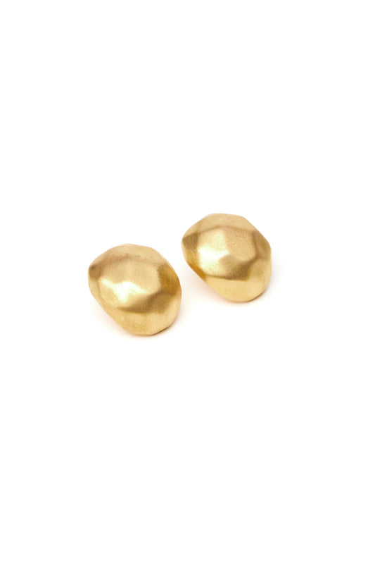 Gold Rock Earrings