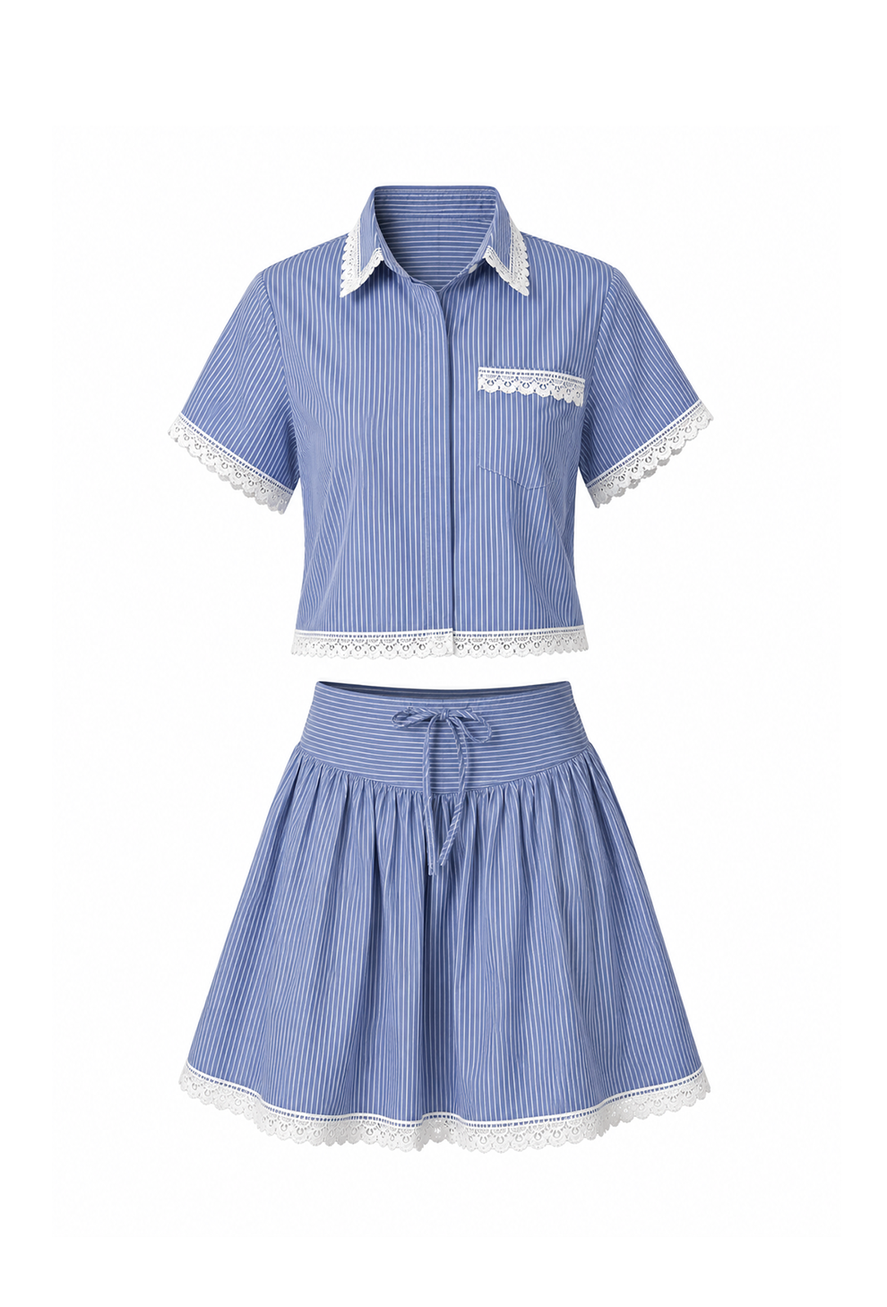 Lace & Leisure Two-Piece Set