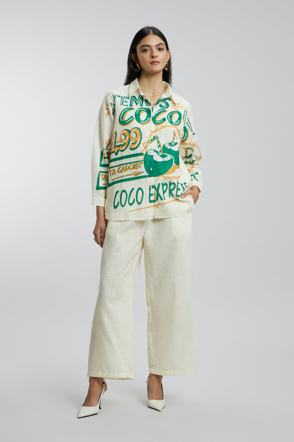 FUN LINEN CO-ORD SET
