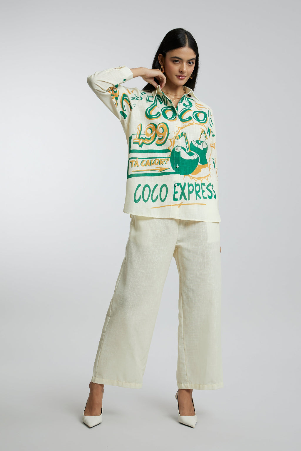 FUN LINEN CO-ORD SET