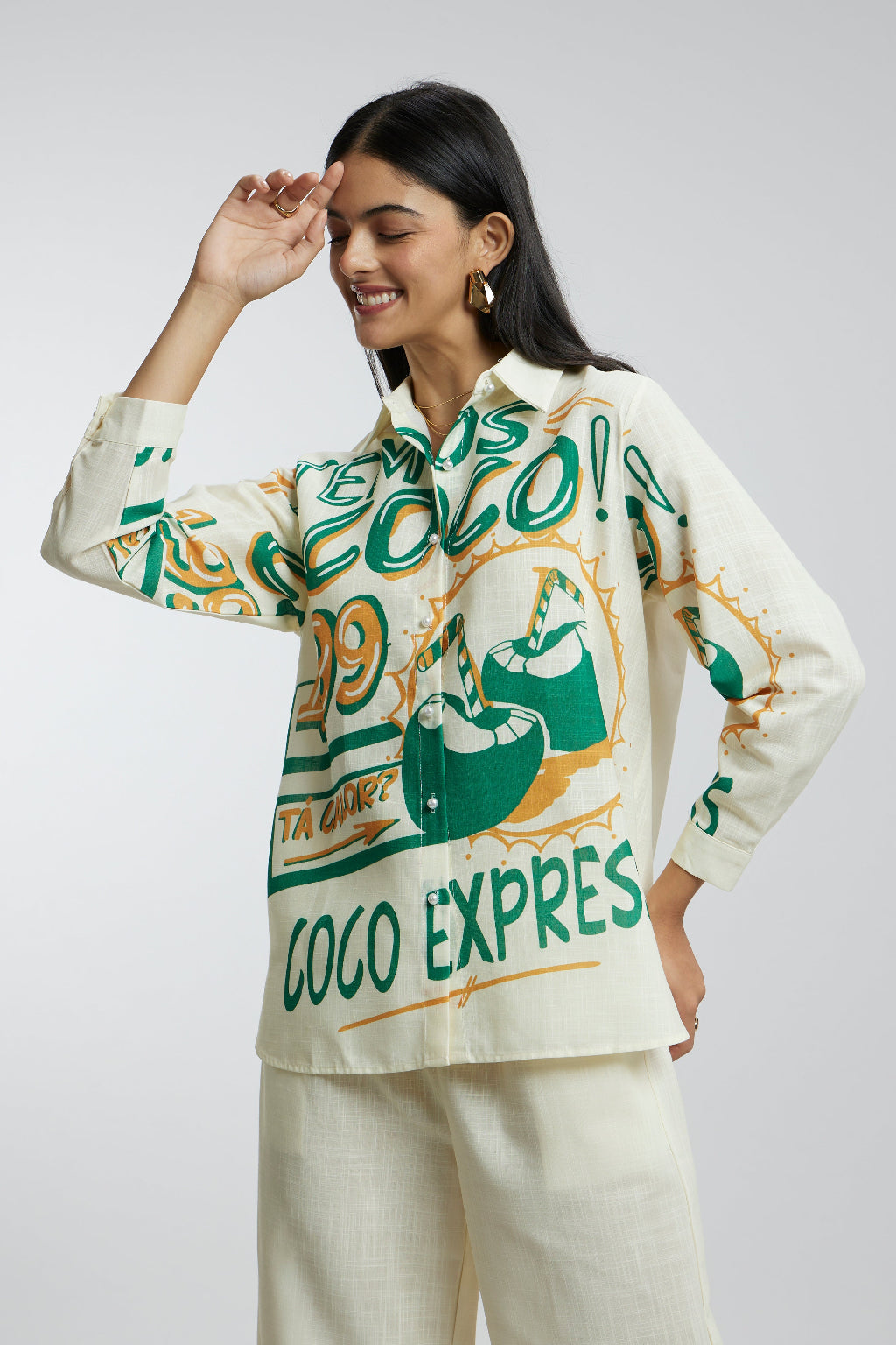 FUN LINEN CO-ORD SET