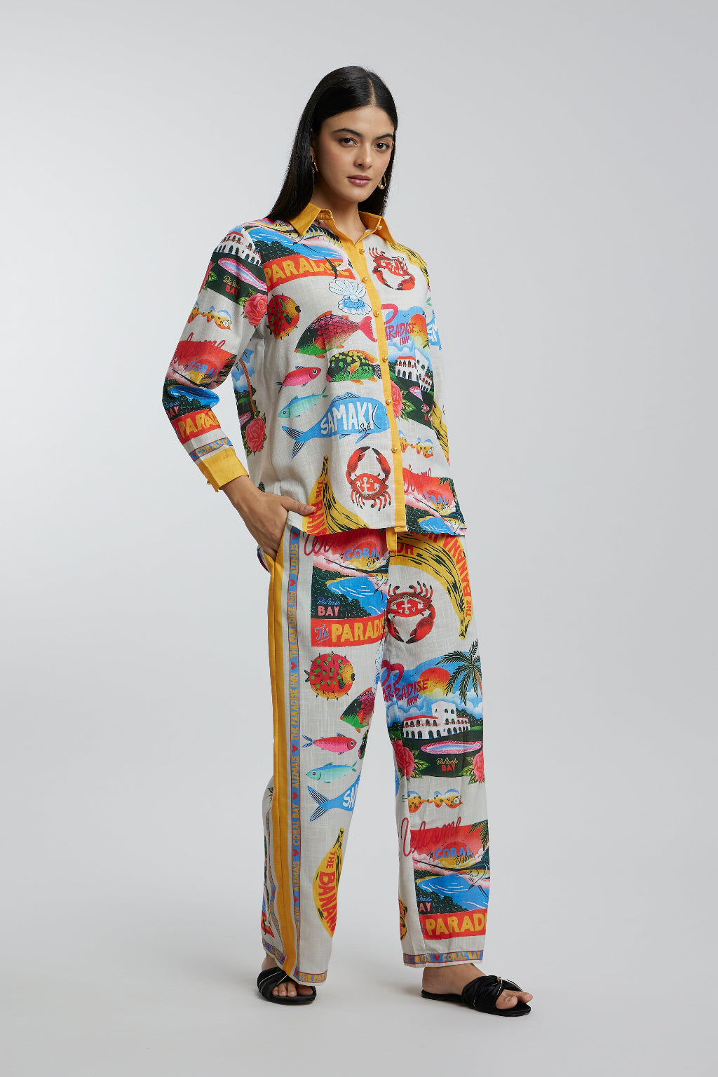 FUN LINEN CO-ORD SET
