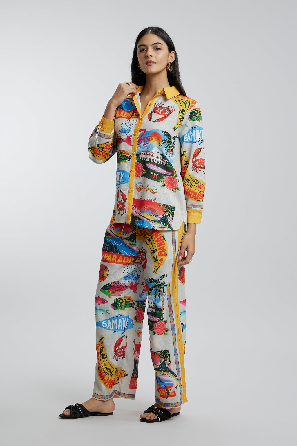 FUN LINEN CO-ORD SET