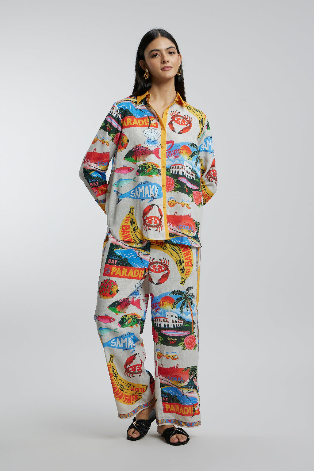 FUN LINEN CO-ORD SET