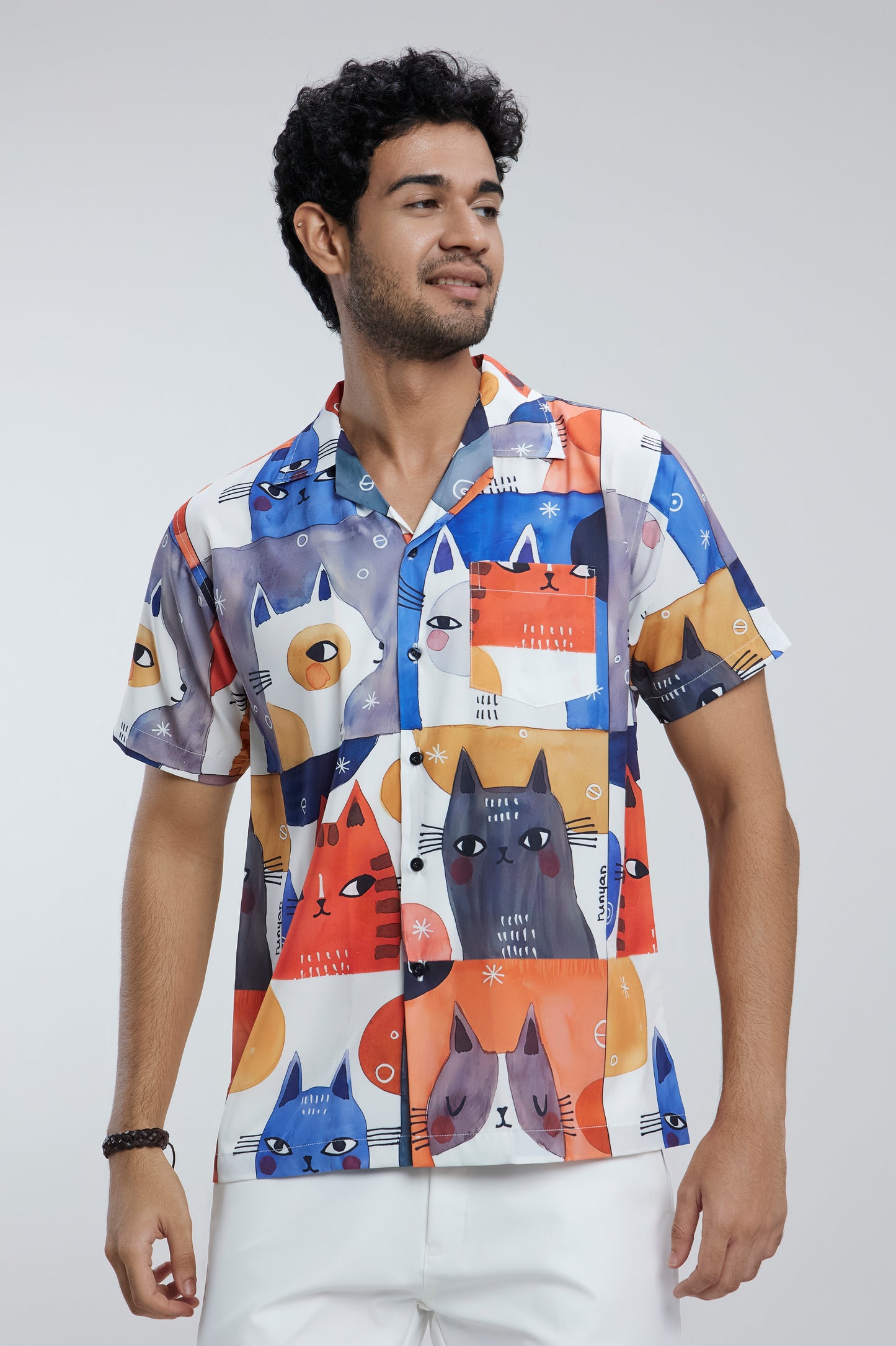 Fun men short sleeve shirt