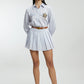 Co-ord Skirt Set with Detachable Brooch