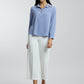 Coloured Embroidered Satin Shirt