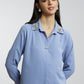 Coloured Embroidered Satin Shirt