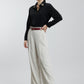 Coloured Embroidered Satin Shirt