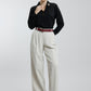 Coloured Embroidered Satin Shirt