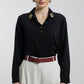 Coloured Embroidered Satin Shirt