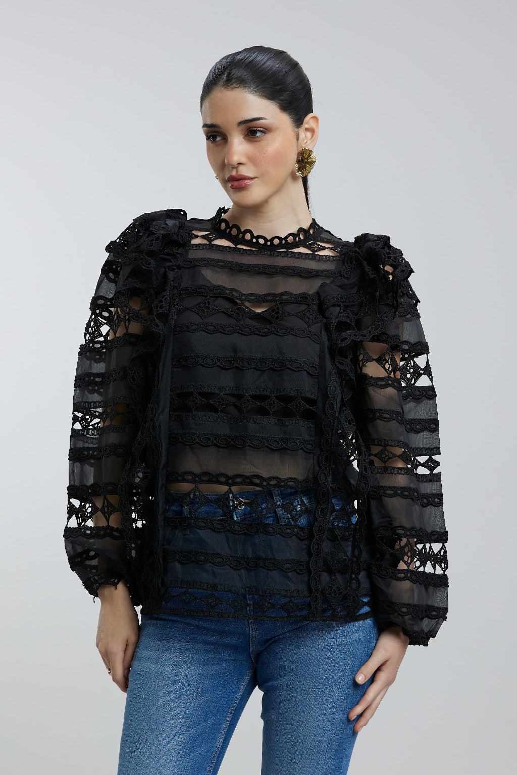 Ruffled top