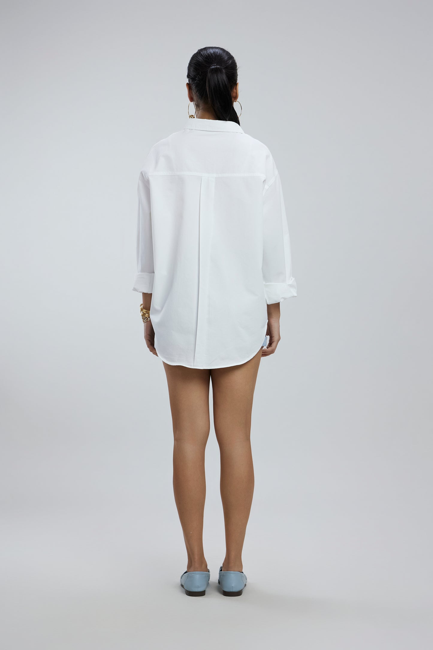 Small Dog Oversized Cotton Shirt