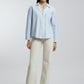 Shirt with Lace String Detail